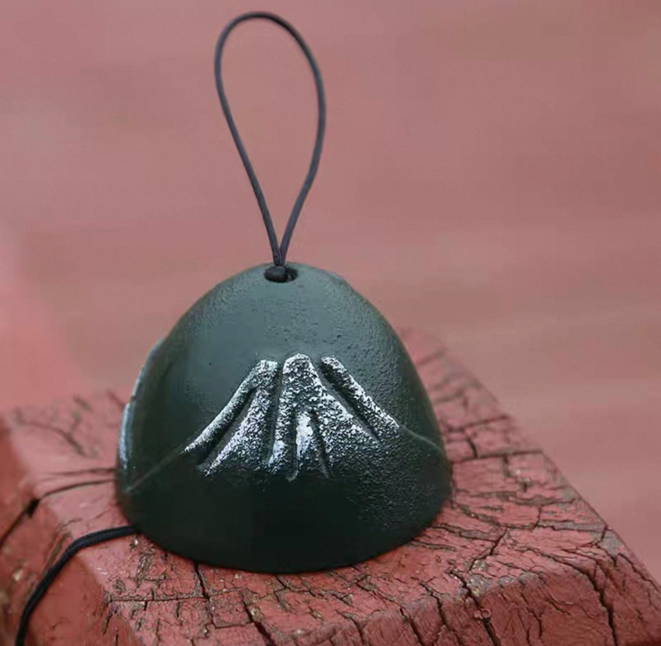 Japanese Mount Fuji Cast Iron Wind Chime Garden Decor
