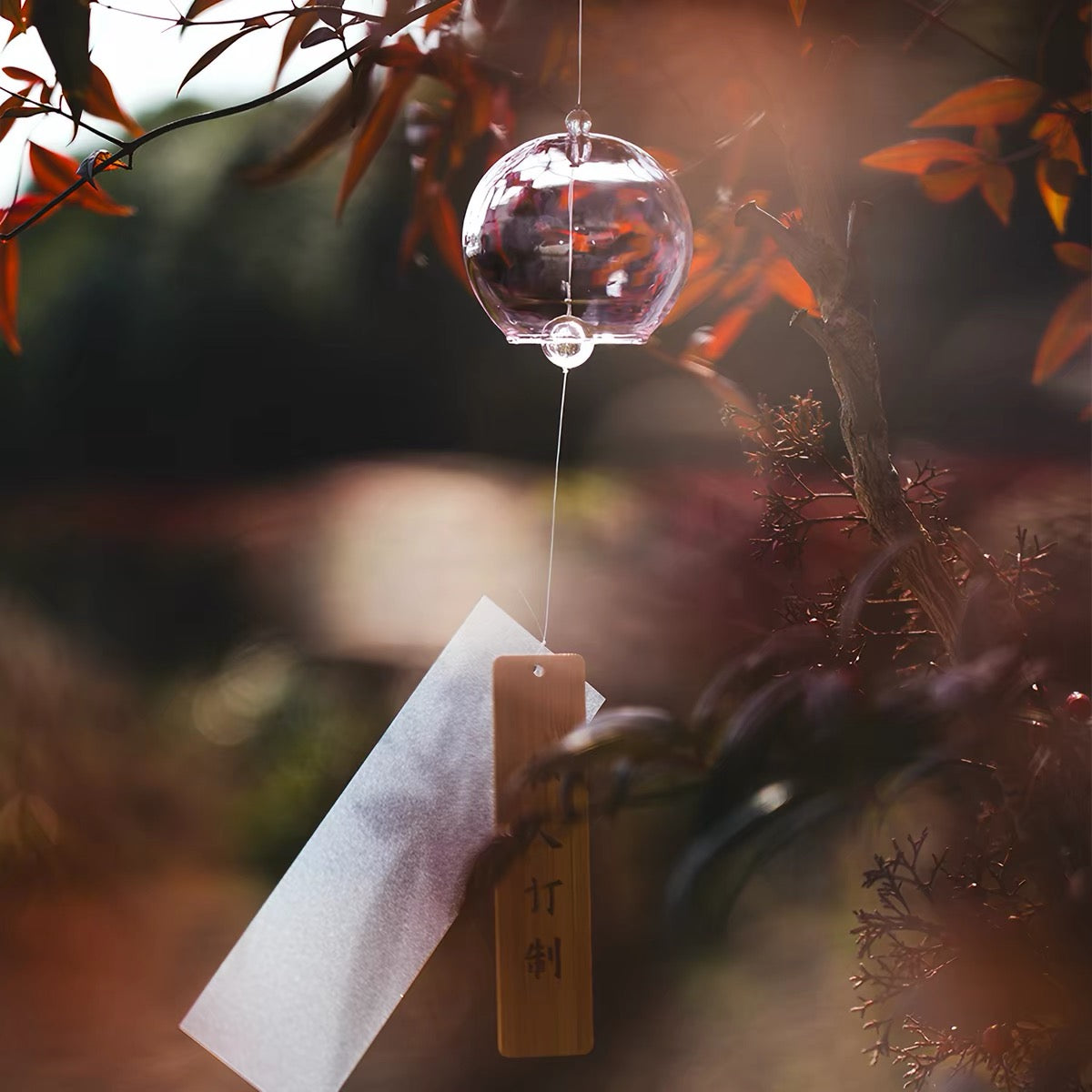 Personalized Japanese Handmade Glass Wind Chime Unique Gift