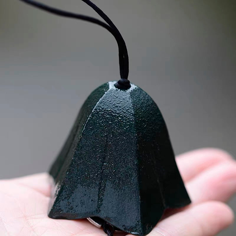 Japanese Cast Iron Gentian Flower Wind Chime