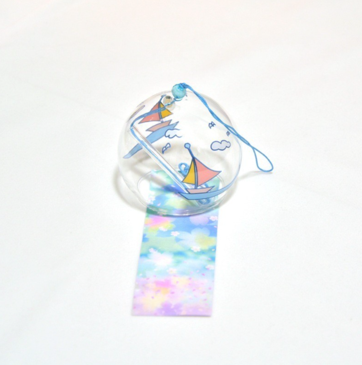 Japanese Sakura Glass Wind Chime Garden Decor