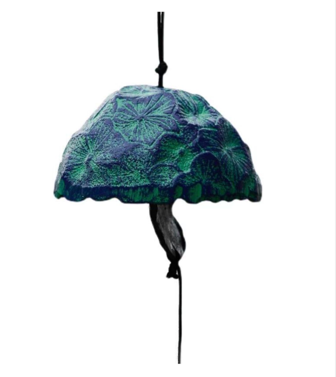Japanese Hydrangea Glass Wind Chime Garden Decor