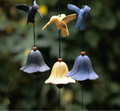 Japanese Cast Iron Bird Wind Chime Garden Decor