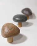 Stone Oak Wood Wall Hook: Wabi-Sabi Cabinet Knob