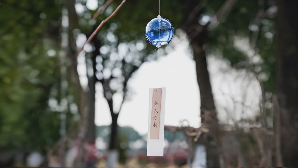 Personalized Japanese Handmade Glass Wind Chime Unique Gift